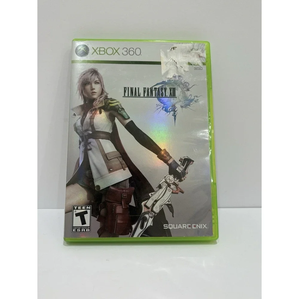 Final Fantasy XIII 3-disc (Microsoft Xbox 360, 2010) Complete w/ Manual CIB